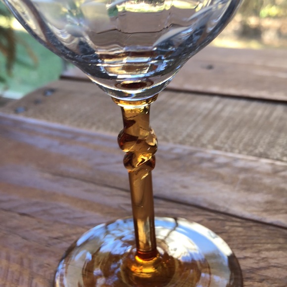 Etched Crystal Champagne Coupe Glass/Dessert Dish - Picture 4 of 9